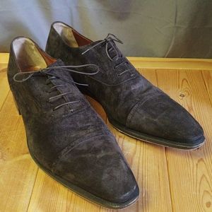 A.testoni Rocky Francesina Suede Calf Moro Brown12